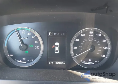 2016 Hyundai Sonata Hybrid Se из США, поврежденный, VIN KMHE24L11GA011679